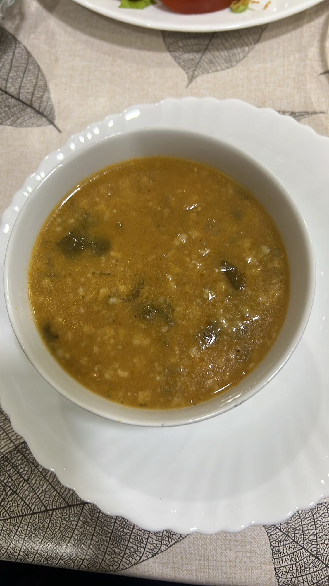 Soupe aux lentilles