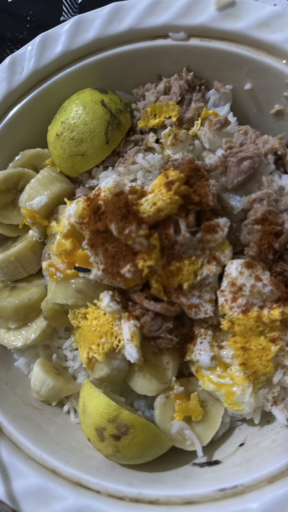 Rice with Tuna and Egg