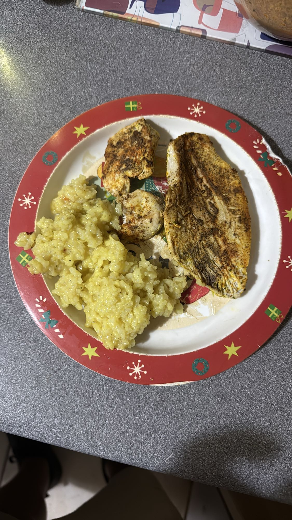 Grilled Chicken with Rice
