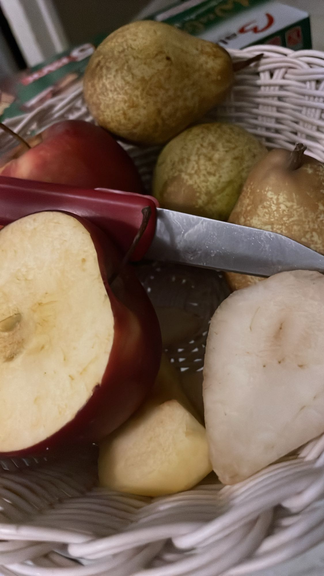 Panier de fruits frais