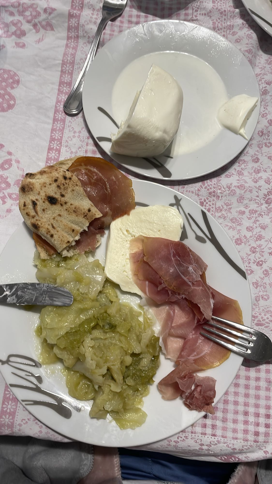 Mozzarella and Prosciutto