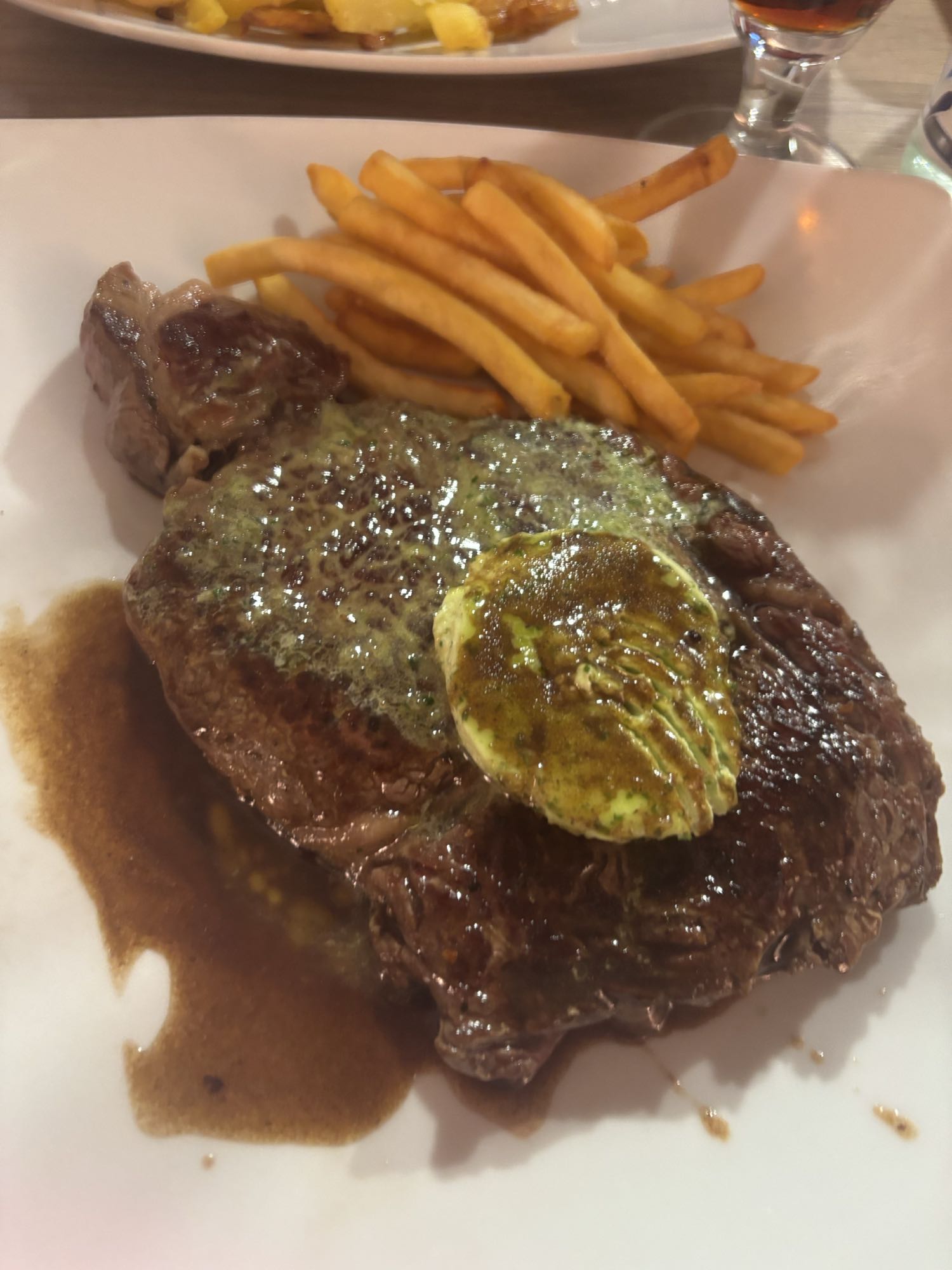 Entrecôte beurre maître d'hôtel