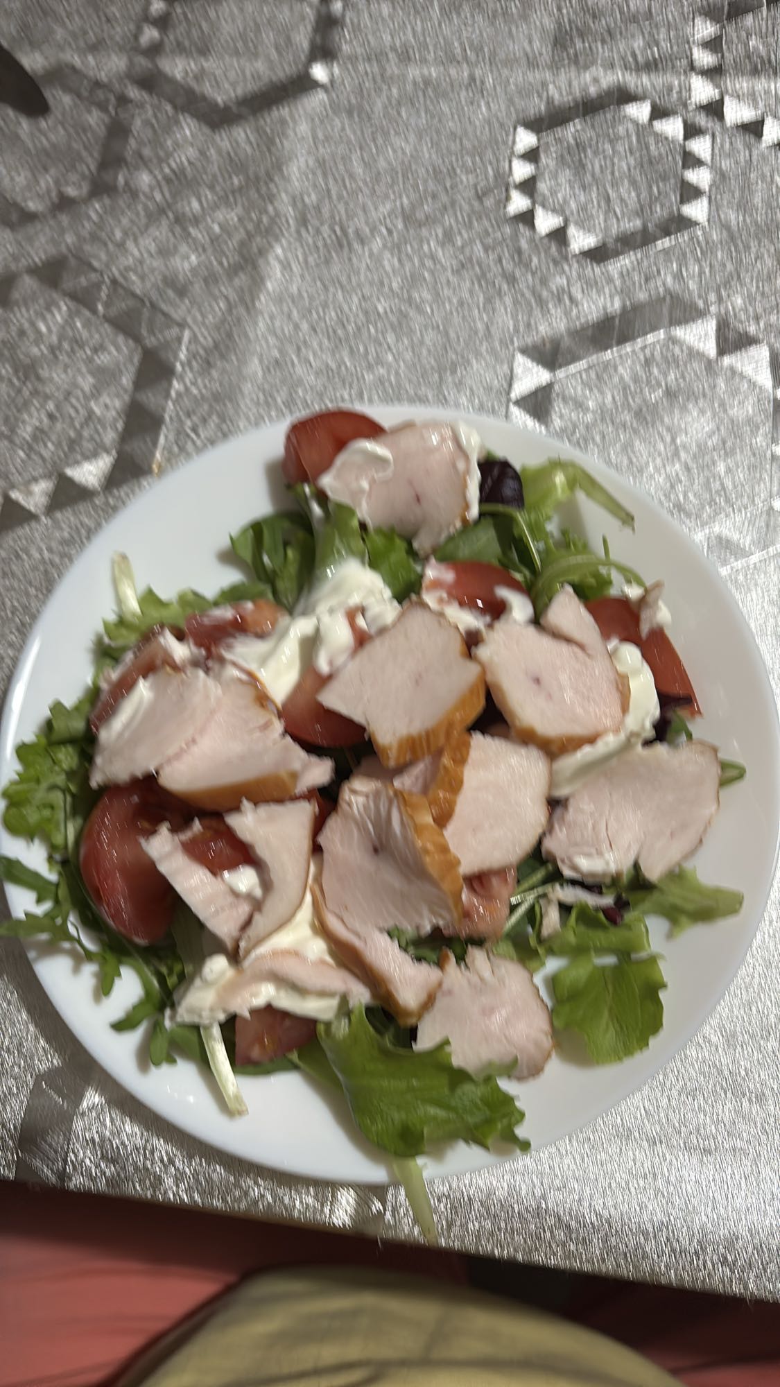 Салат с курицей