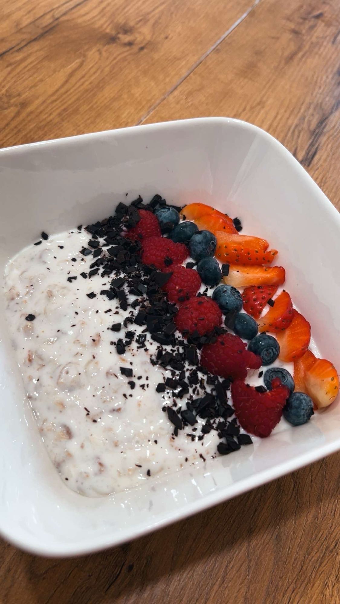 Owsianka z owocami