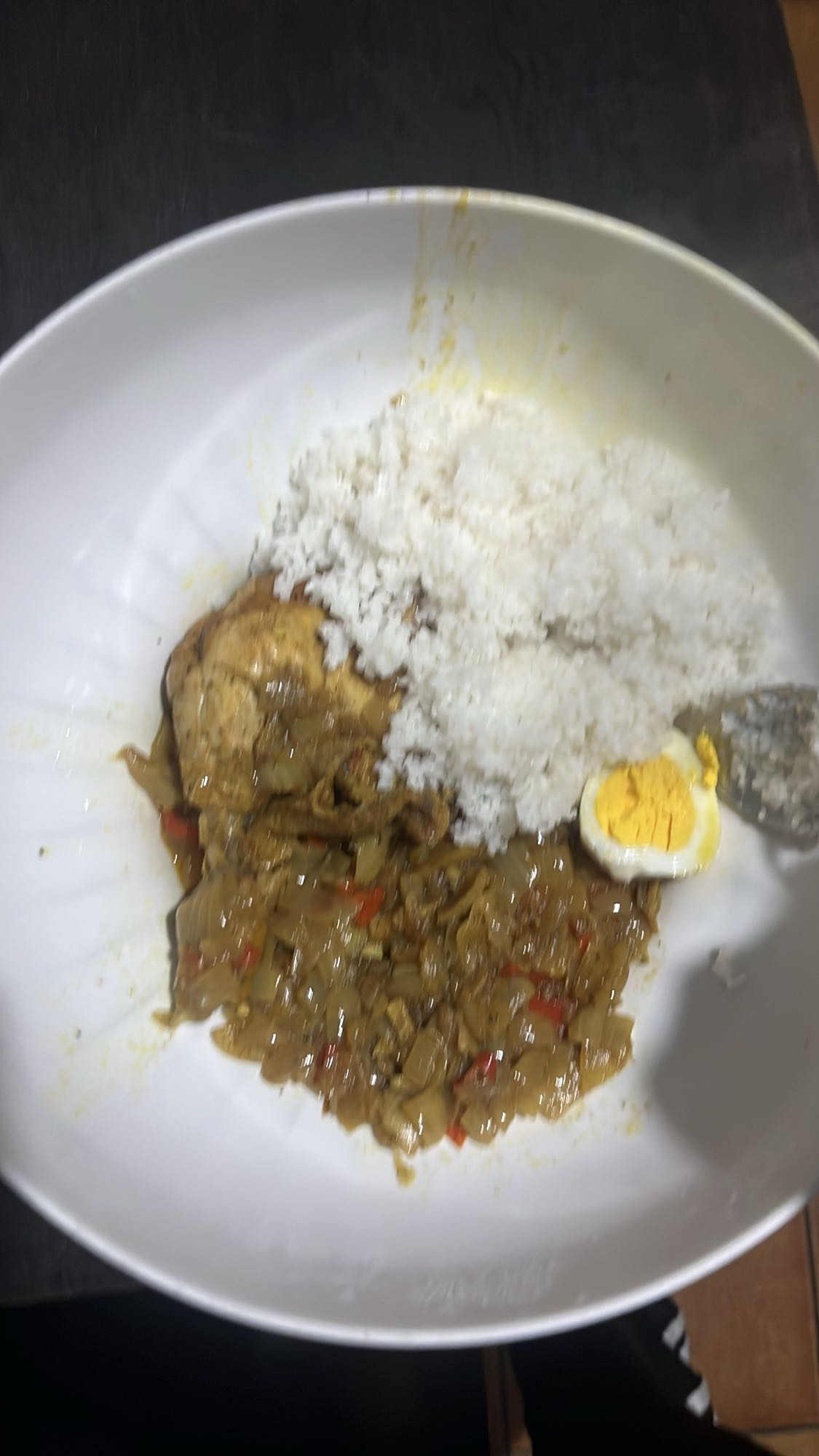 Chicken Rice with Egg