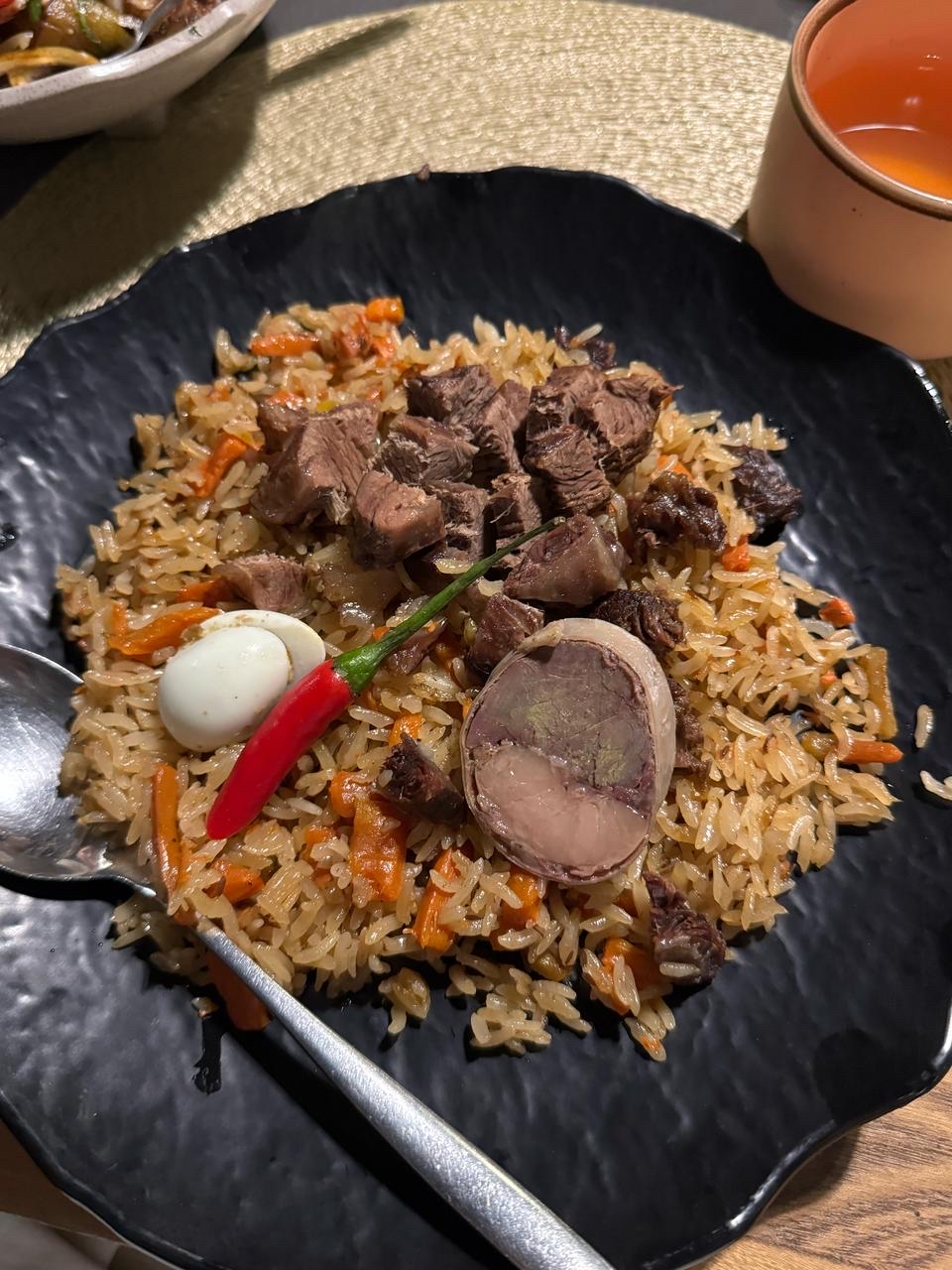 Плов с кониной