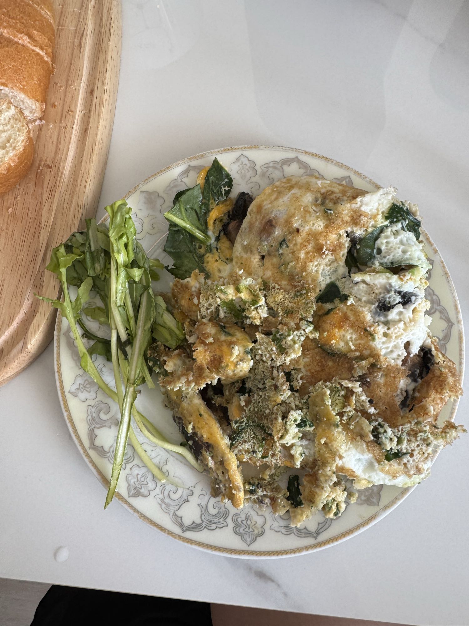 Омлет с зеленью