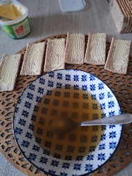 Soupe et tartines beurrées