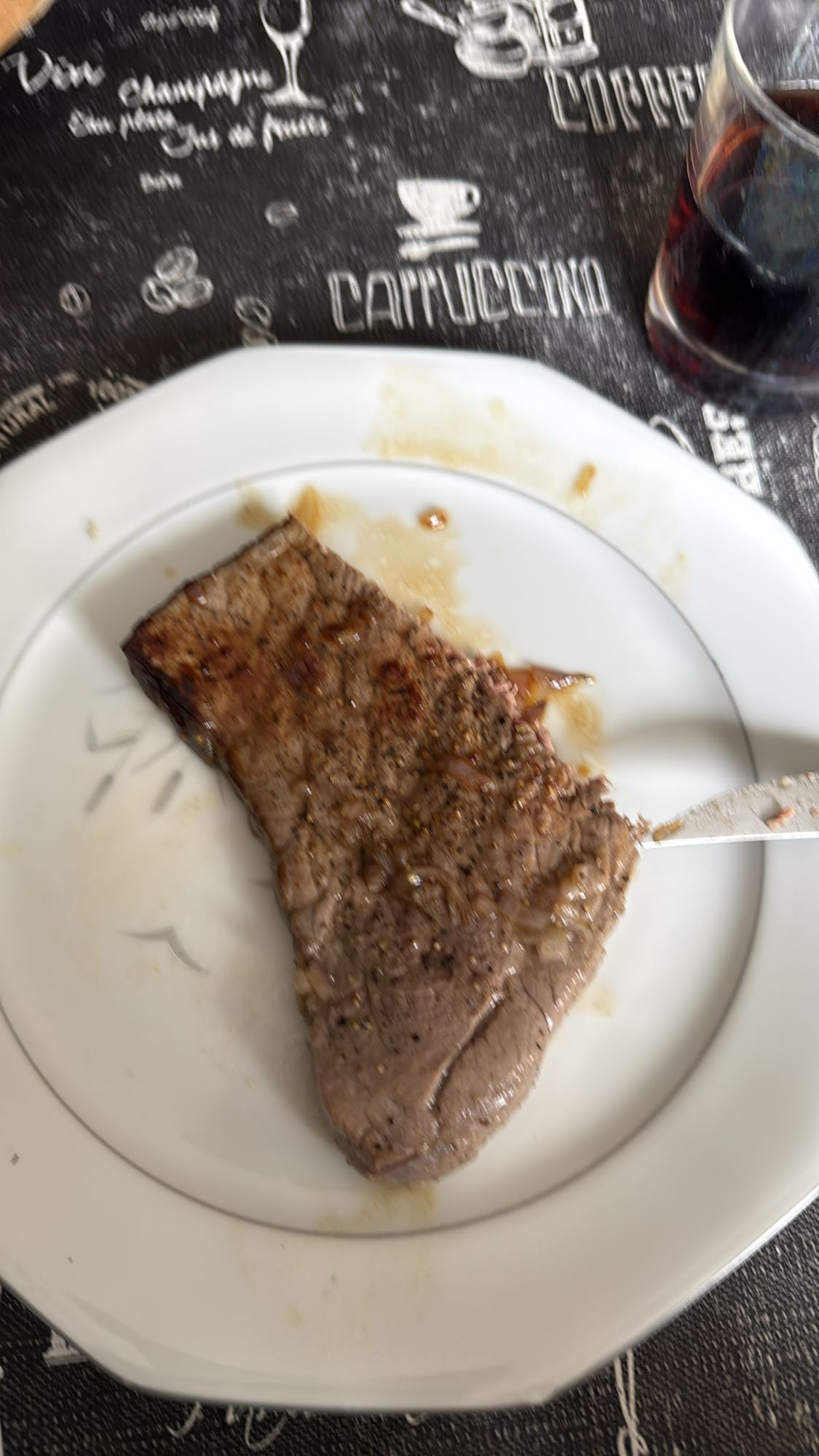 Steak grillé