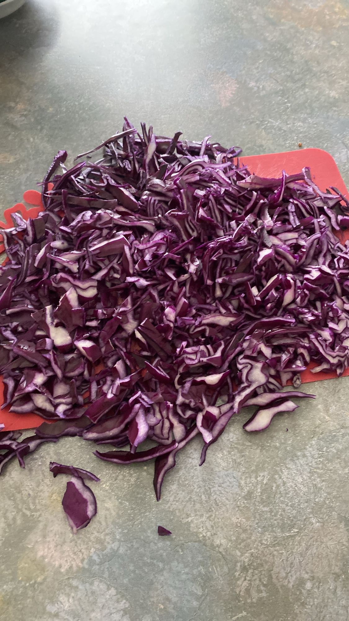 Chou rouge râpé