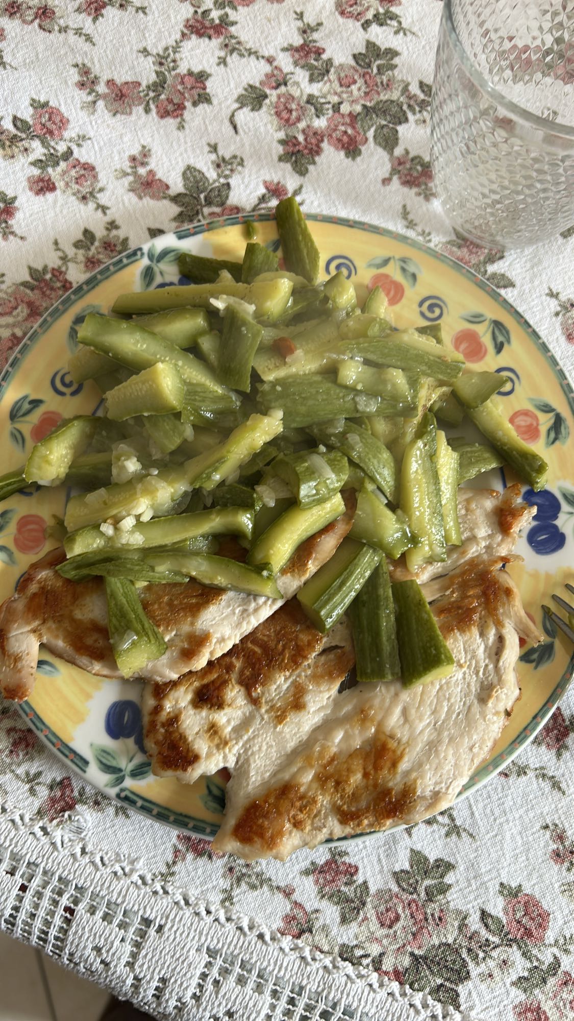 Grilled Chicken with Zucchini