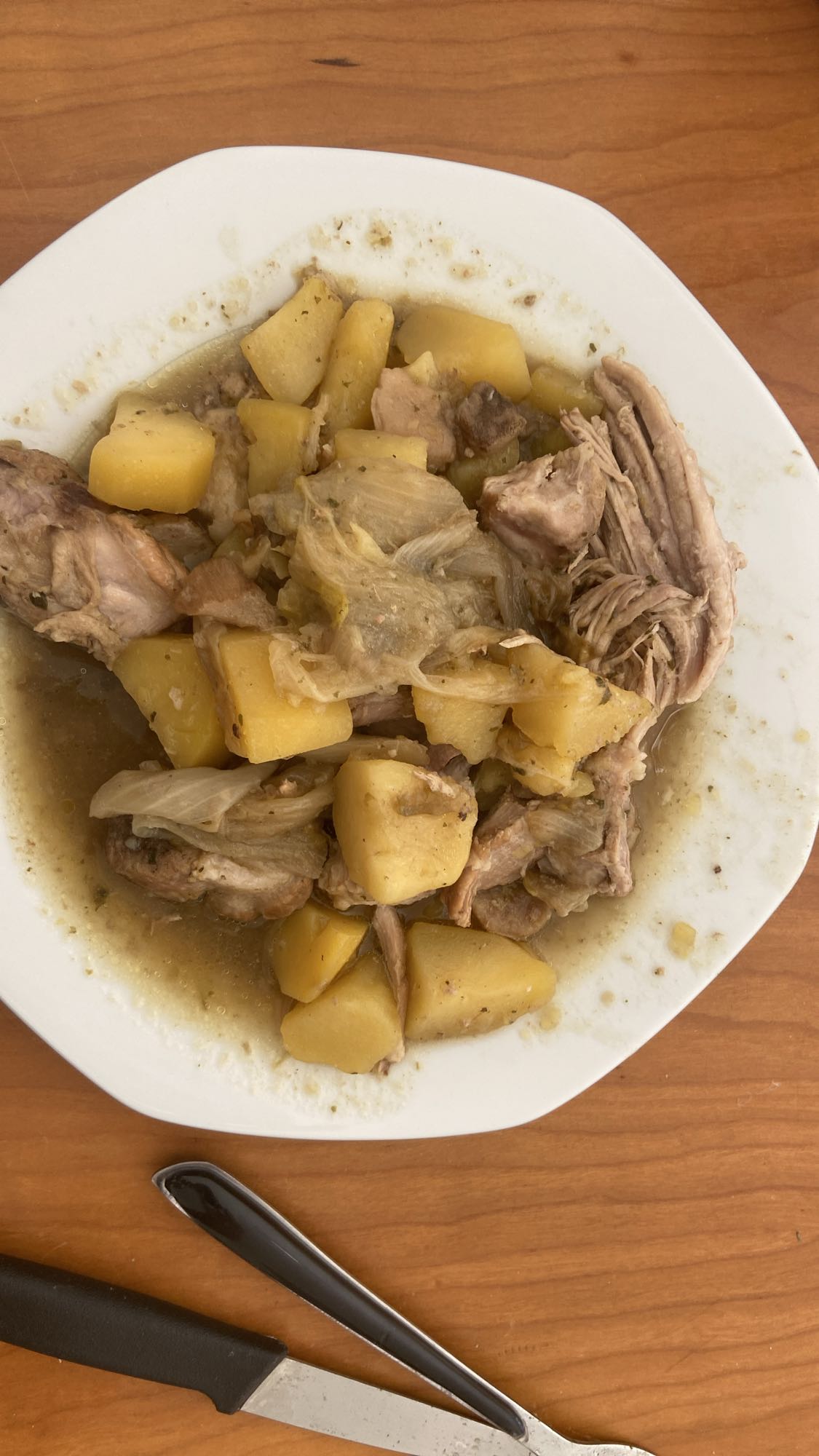 Ragoût de porc aux pommes de terre
