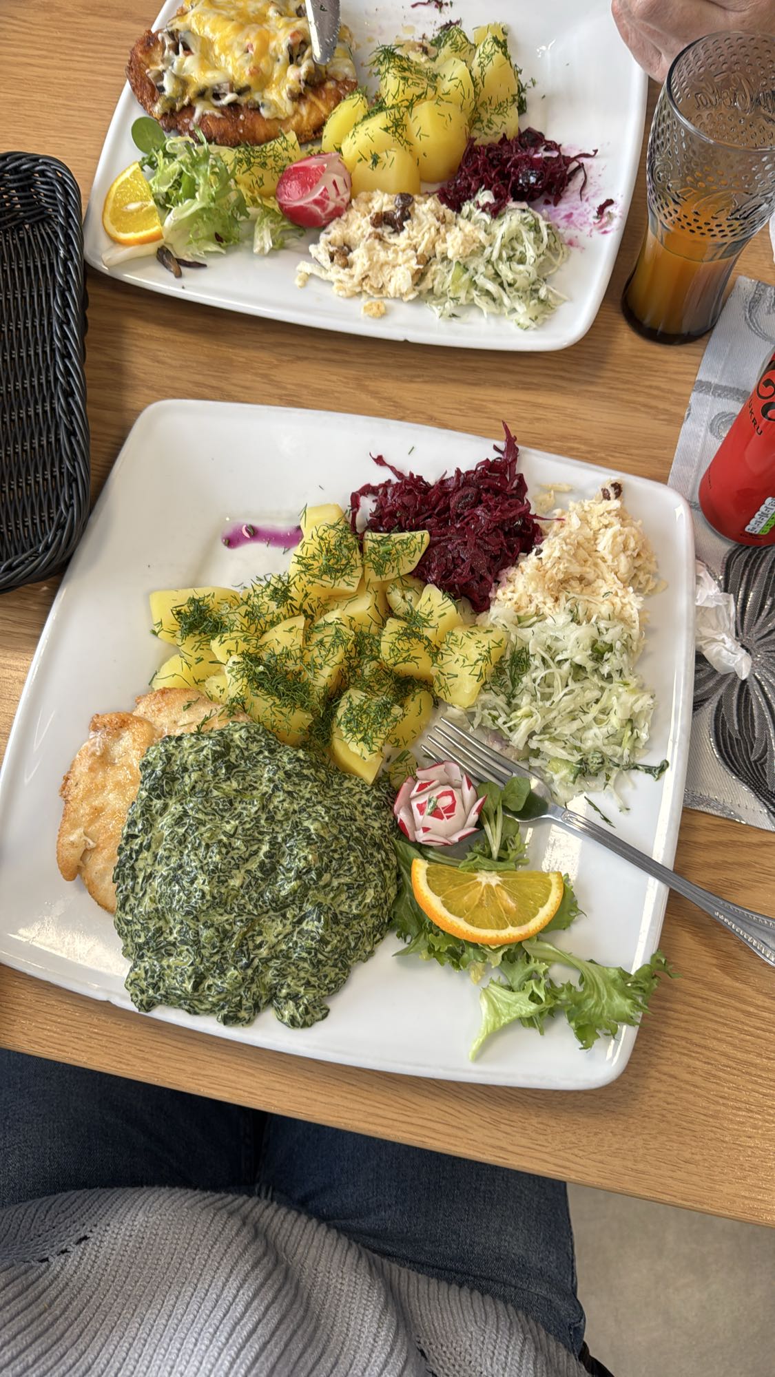 Kotlet z ziemniakami