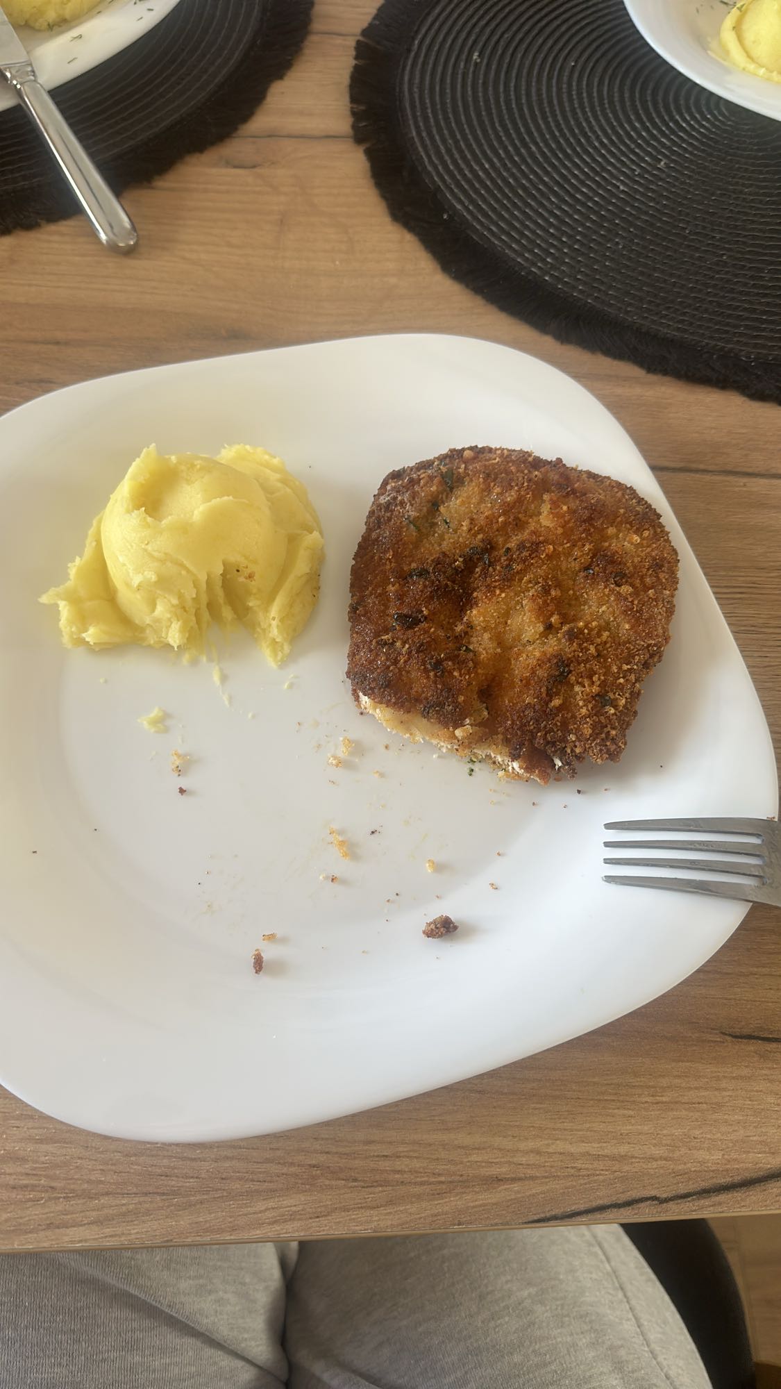 Kotlet schabowy z puree