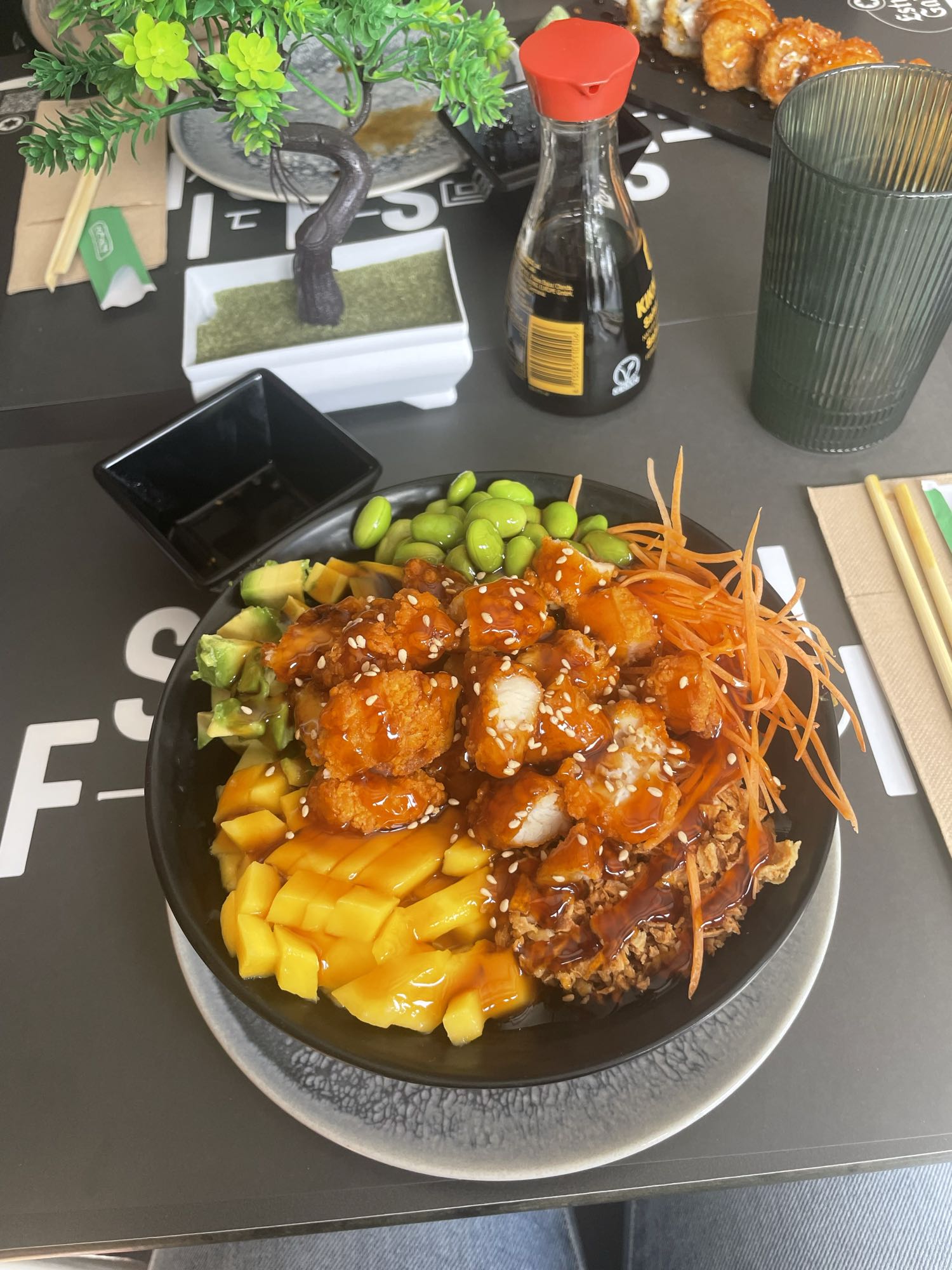 Crispy Chicken Poke Bowl