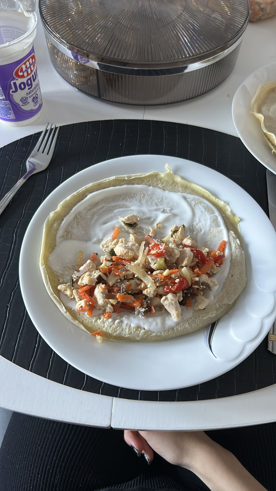 Naleśnik z kurczakiem