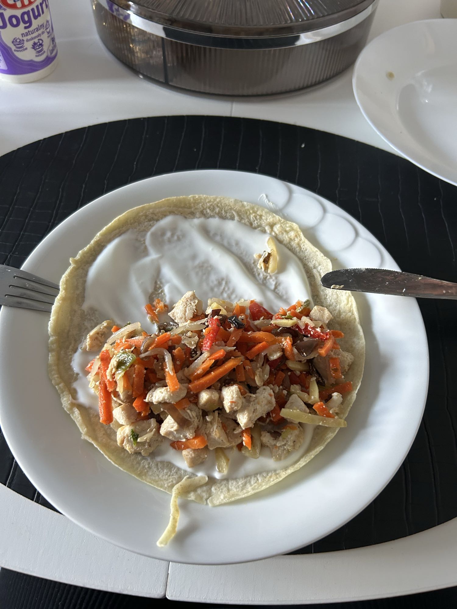 Naleśnik z kurczakiem