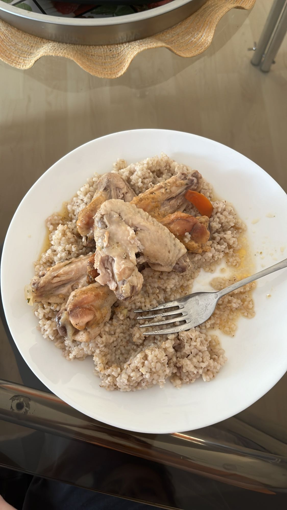 Гречка з куркою