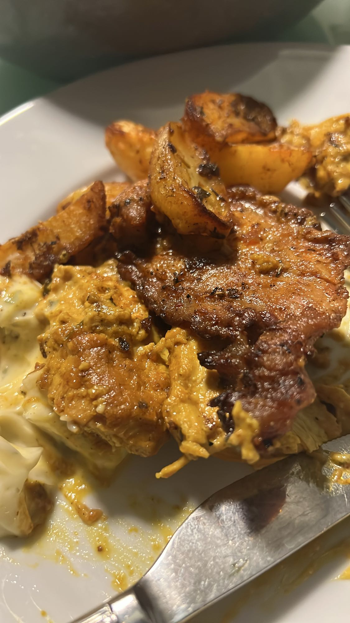 Grillad kyckling med potatis