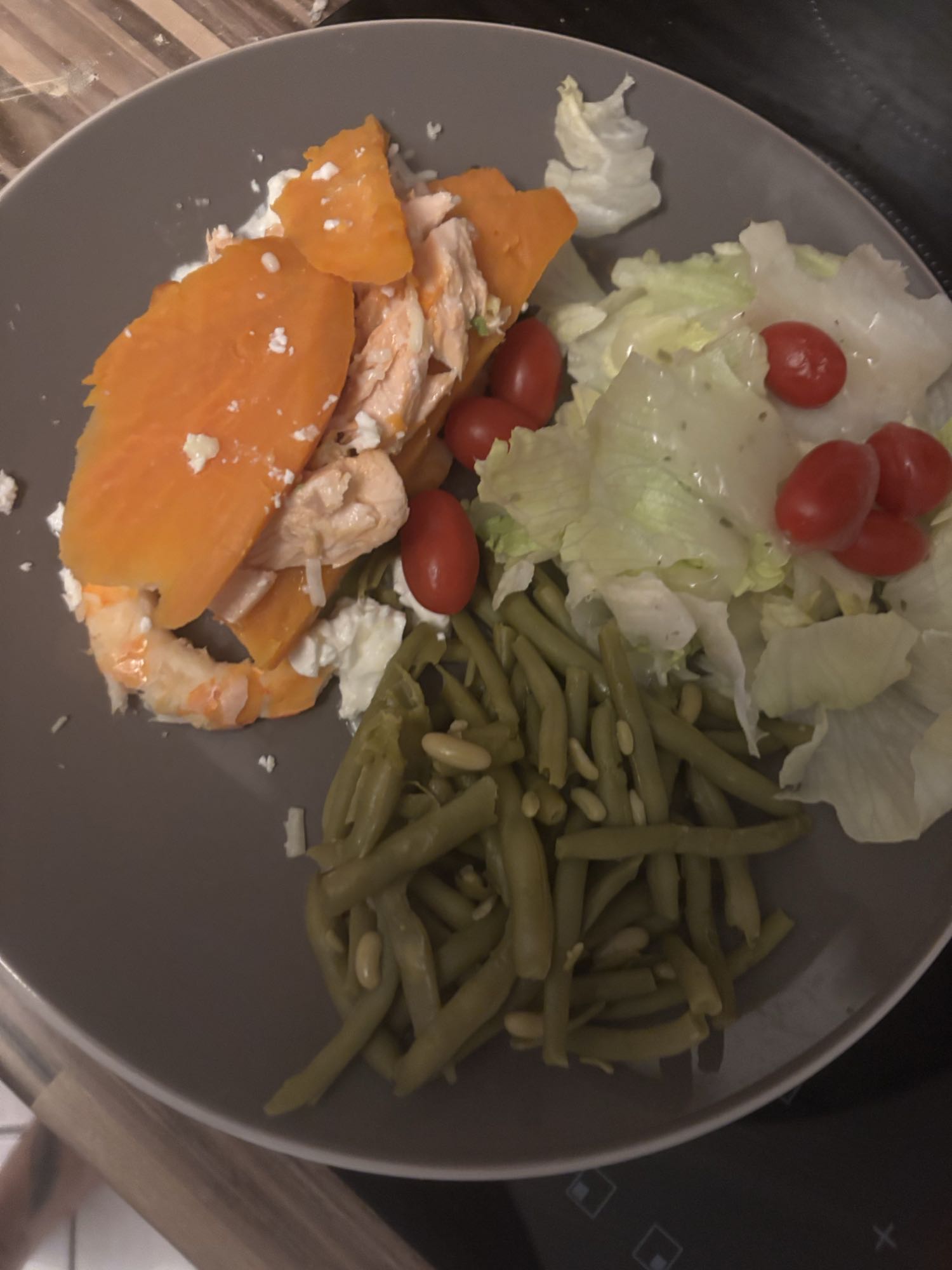 Poulet et légumes sains