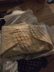 Wrap grillé au poulet
