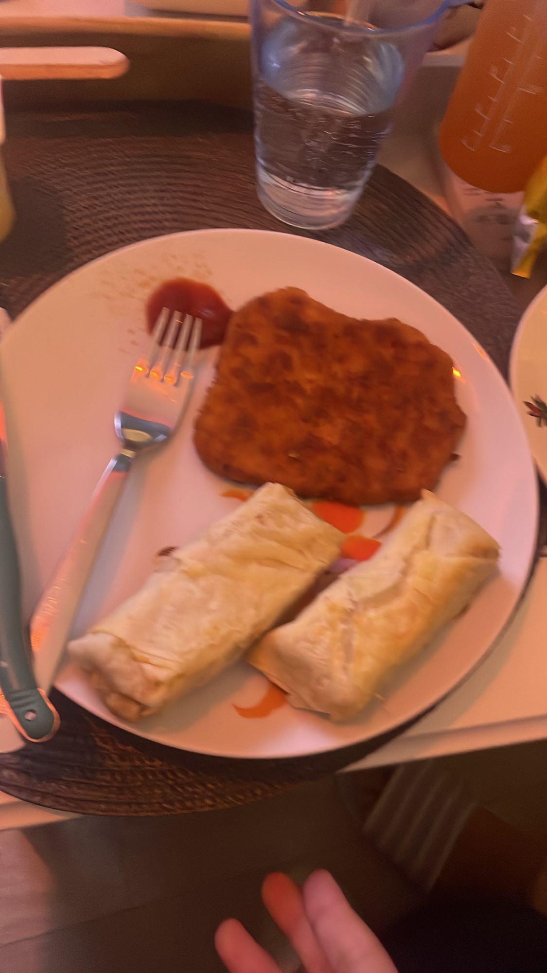 Feuilletés et escalope