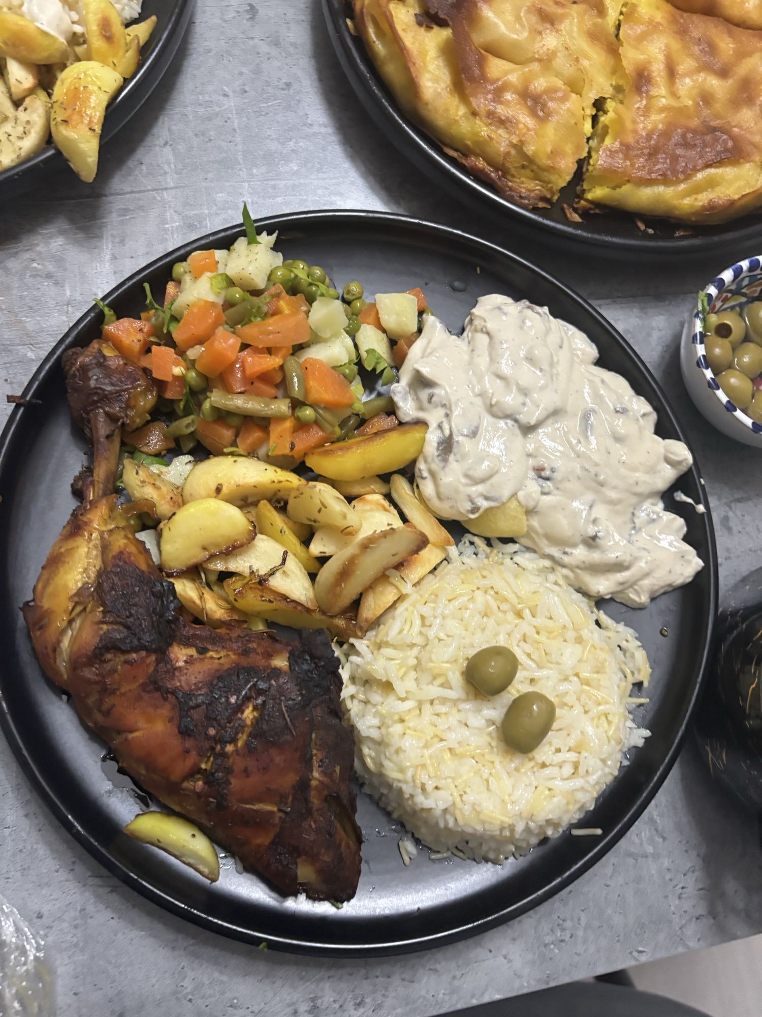 Grilled Chicken with Sides