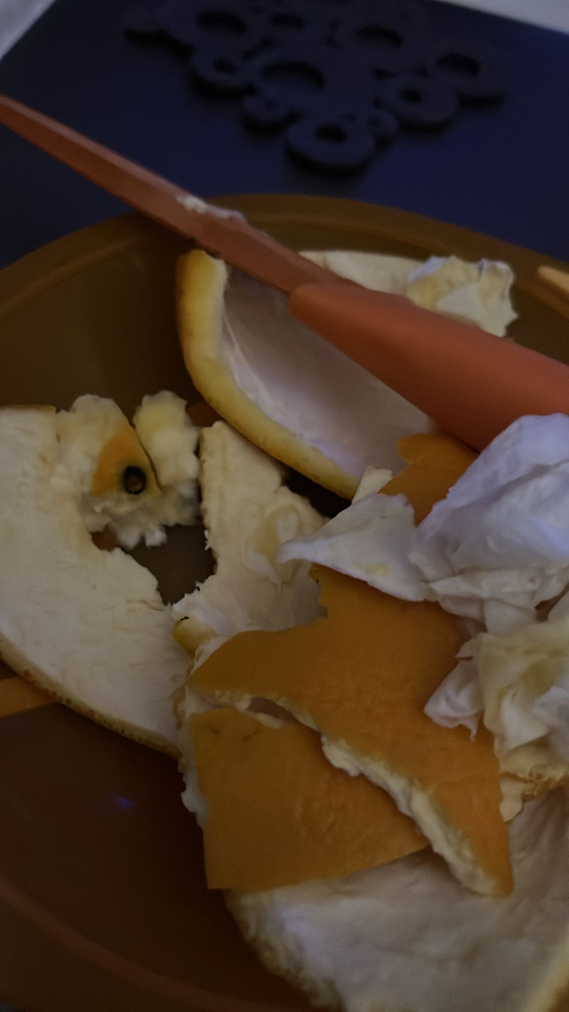Geschälte Pomelo
