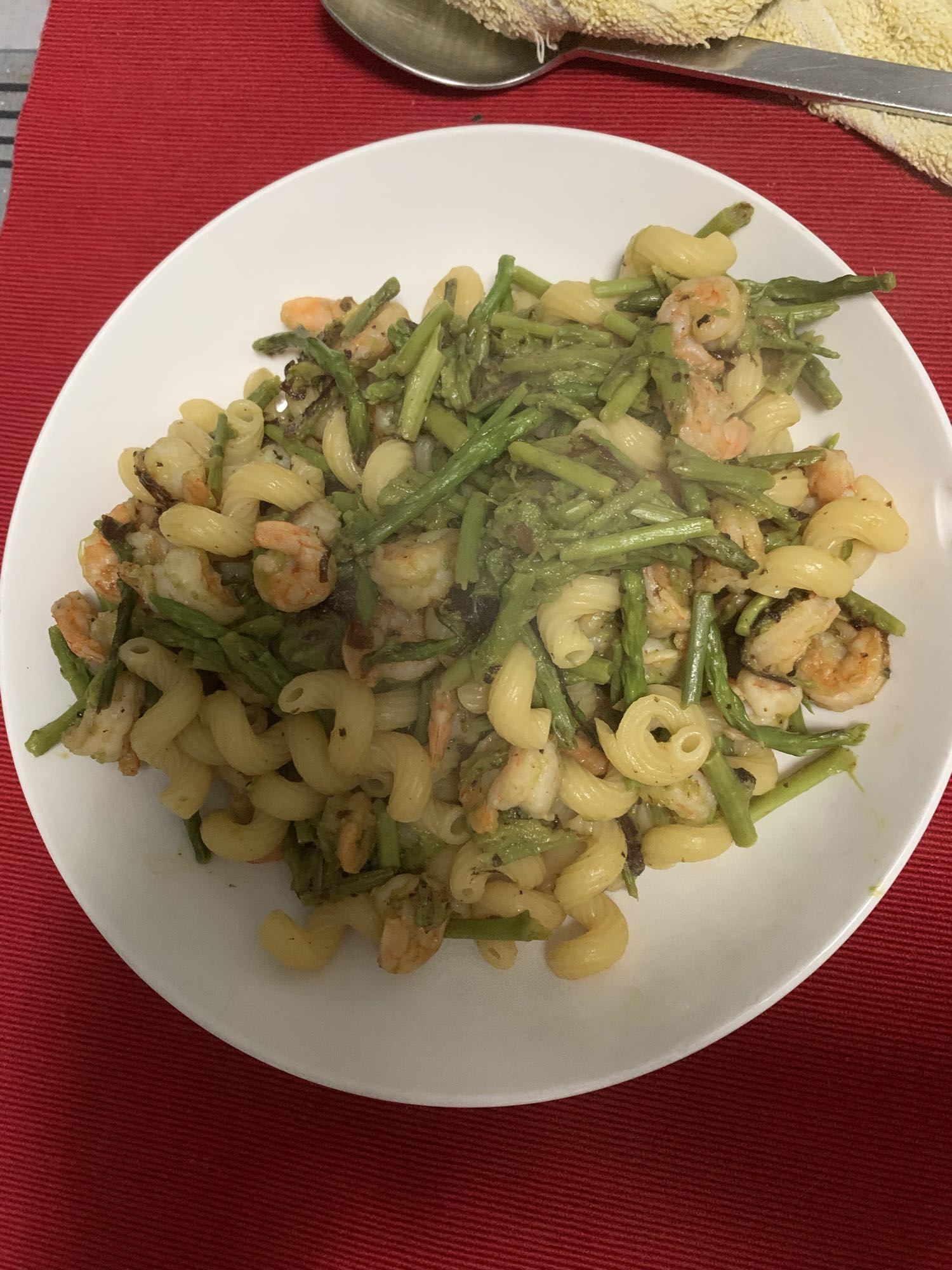 Shrimp Pesto Pasta