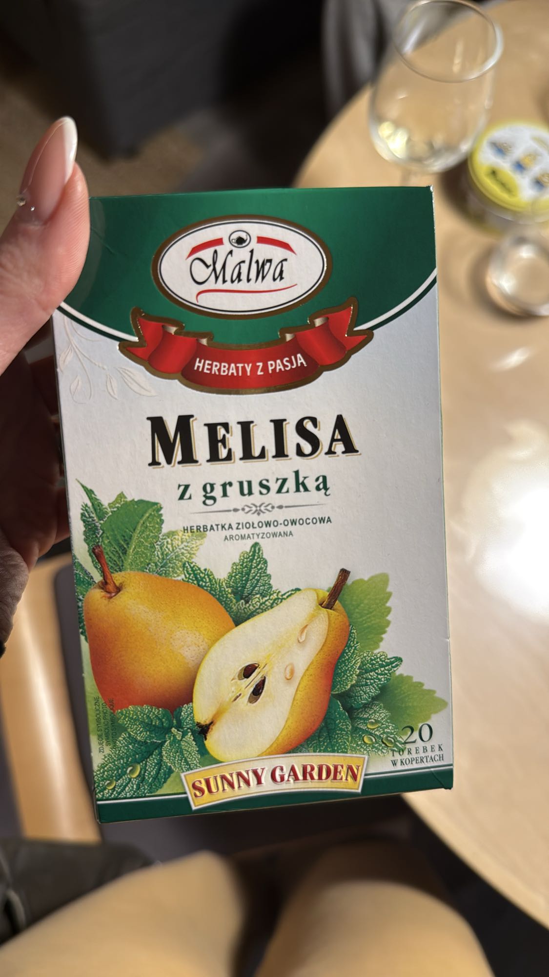 Melisa z gruszką