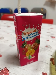 Jugo tropical sin azúcar