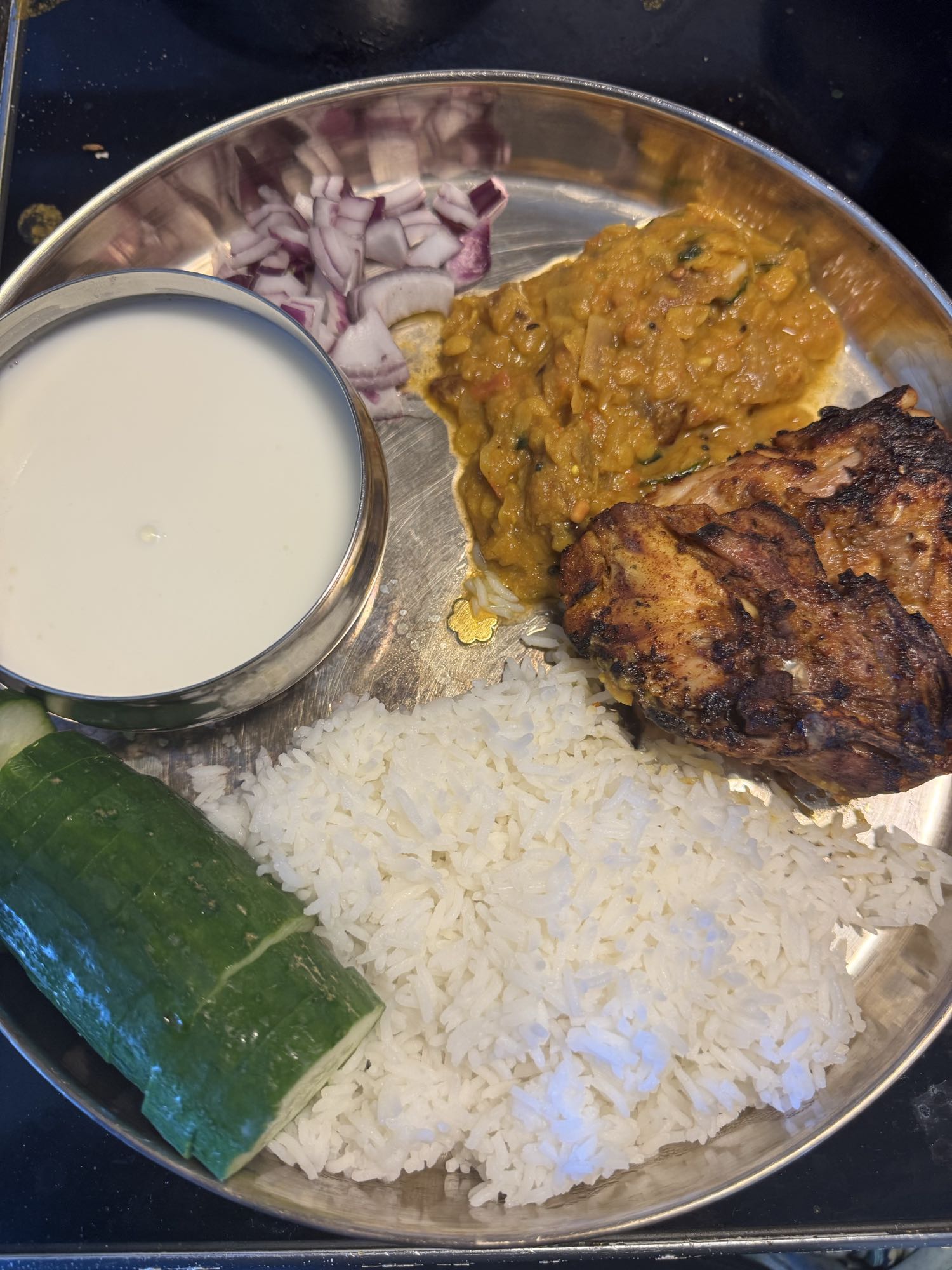 Grilled Chicken with Rice