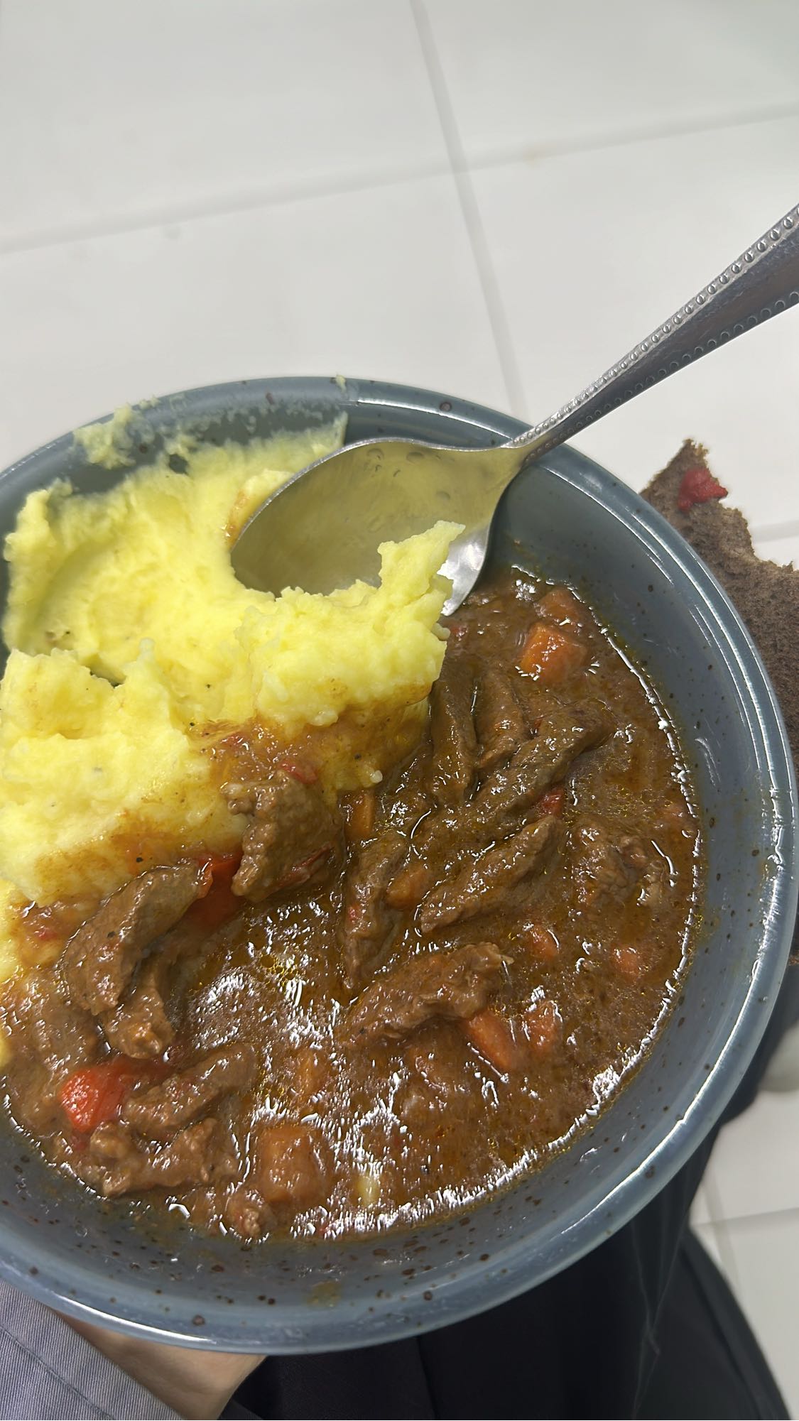 Говядина с пюре