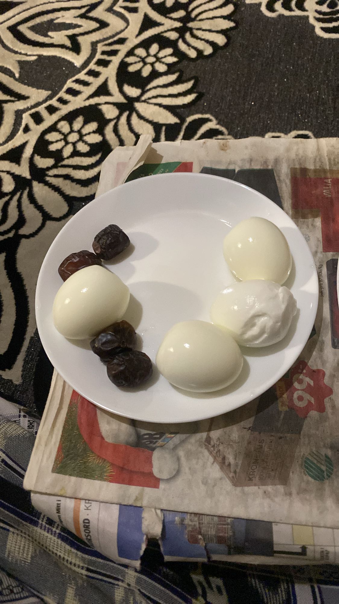 Boiled Eggs and Dates