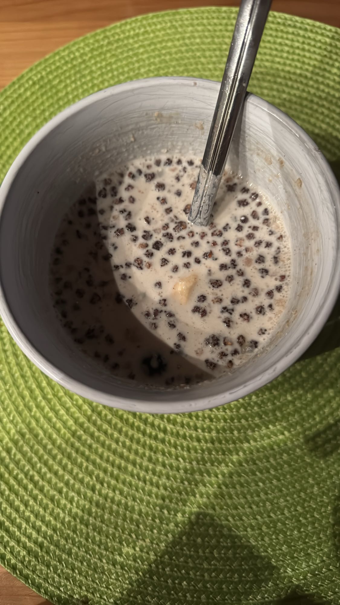 Chia-Pudding mit Milch
