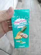 Jugo de piña y coco