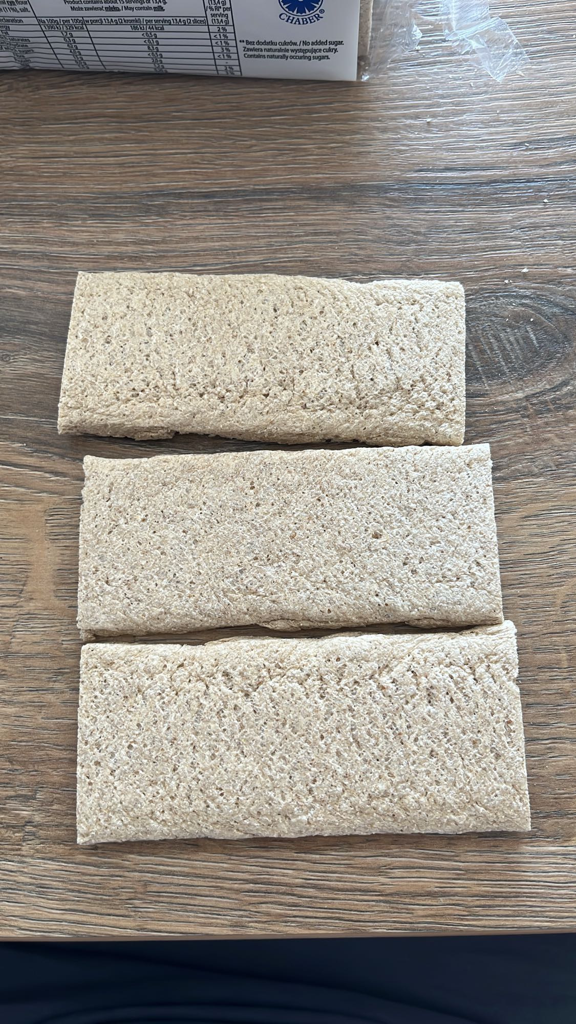 Pieczywo chrupkie pełnoziarniste