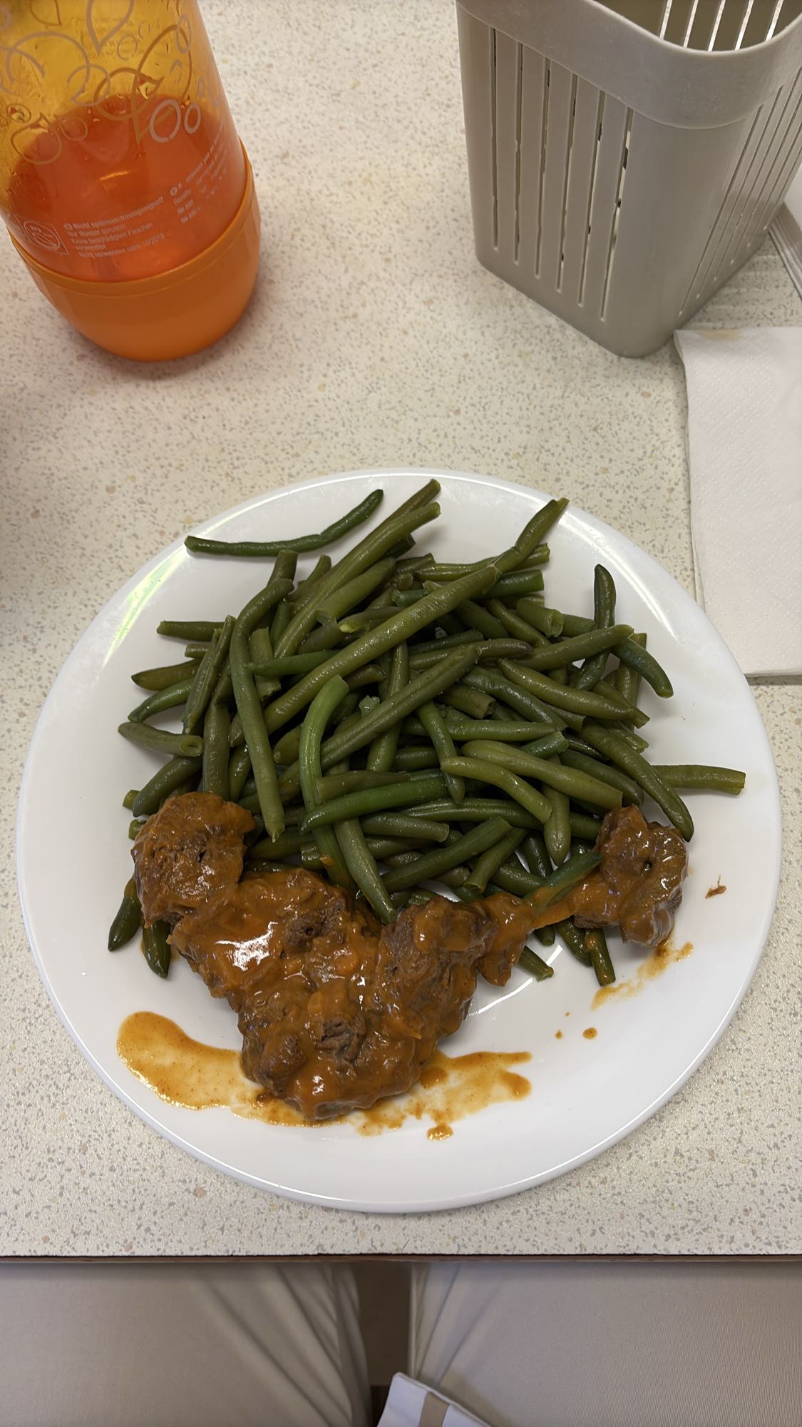 Haricots verts et bœuf