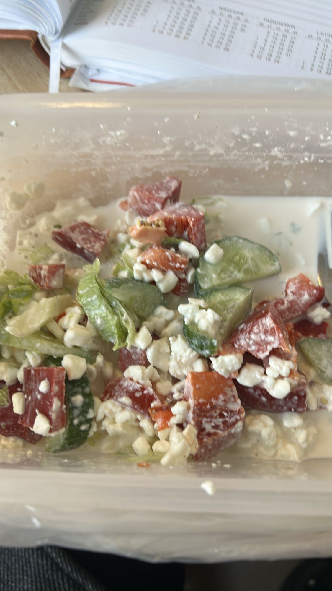 Sałatka z twarogiem