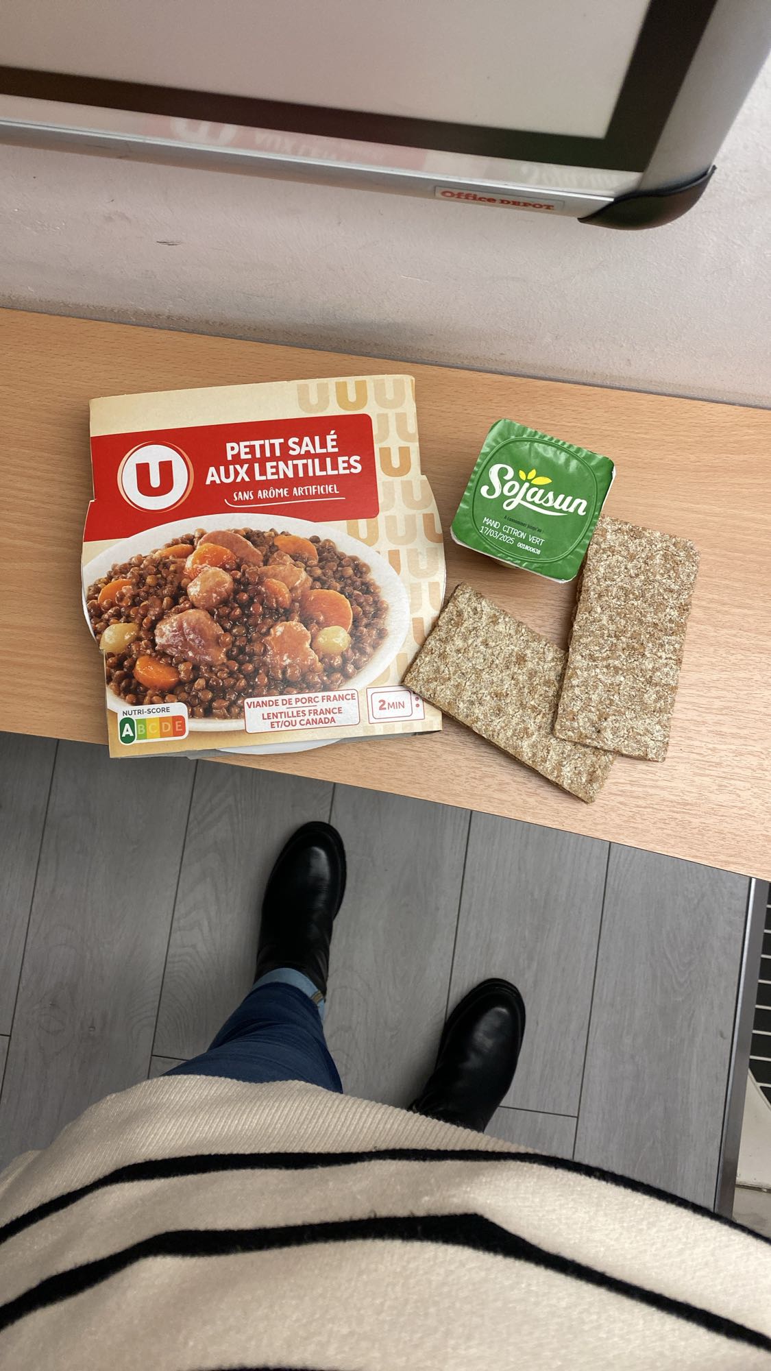 Petit salé aux lentilles