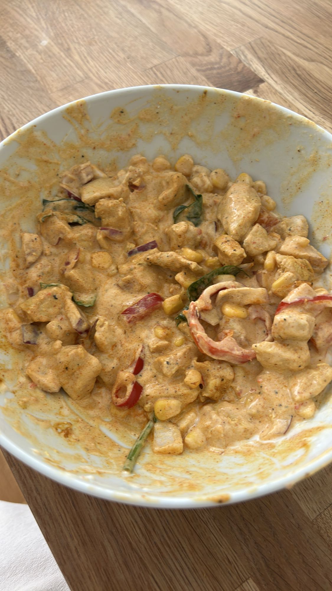 Krämig kycklinggryta