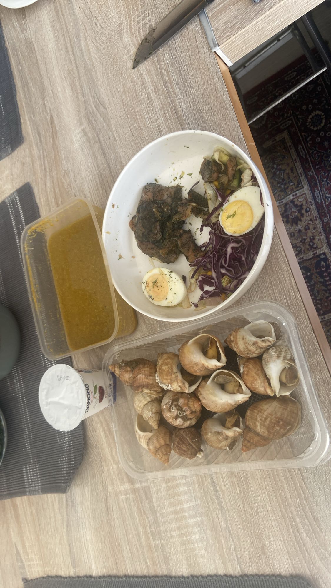 Repas de fruits de mer