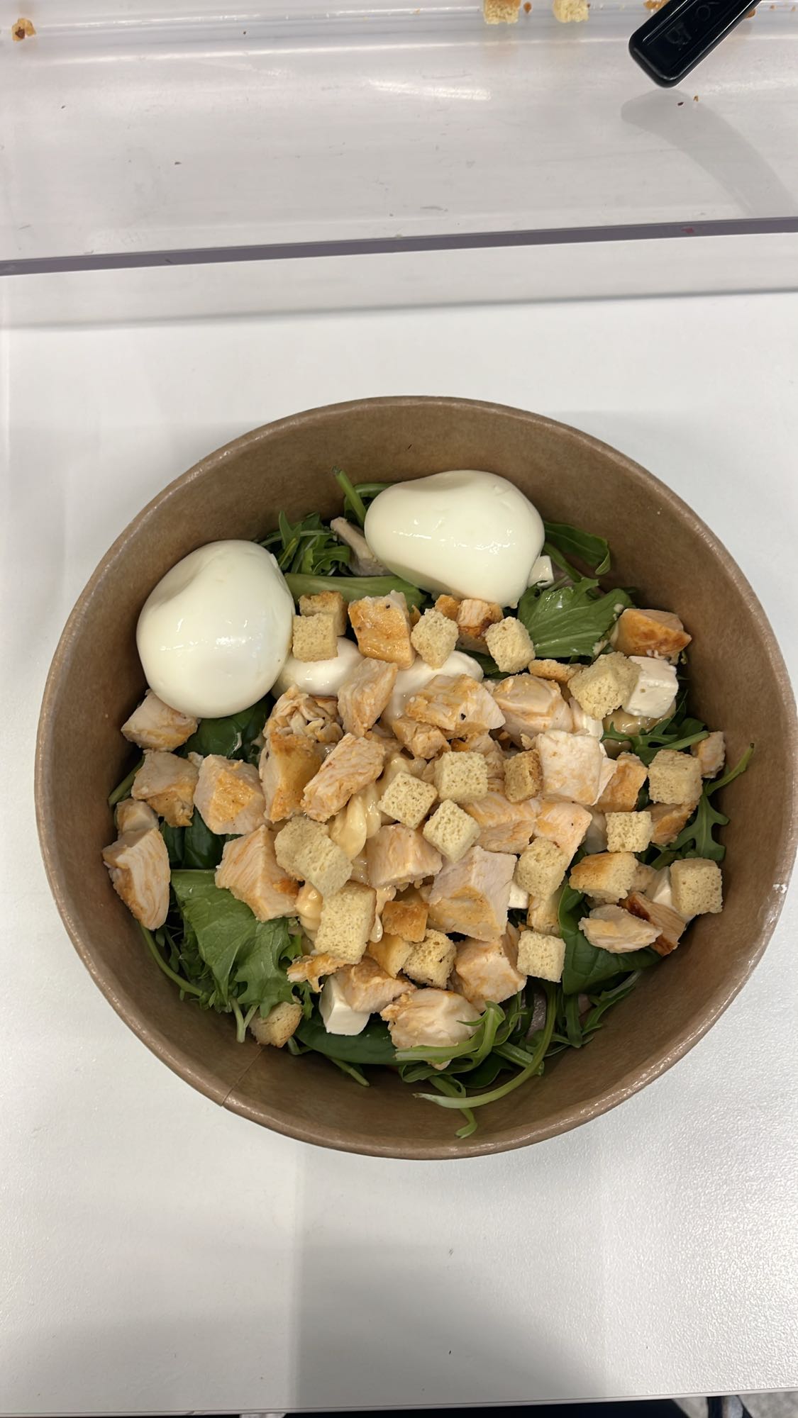 Kycklingsallad med ägg