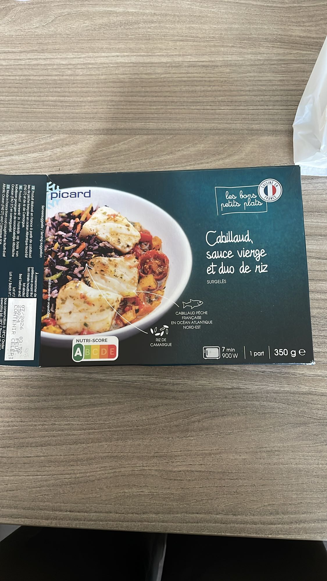 Cabillaud sauce vierge