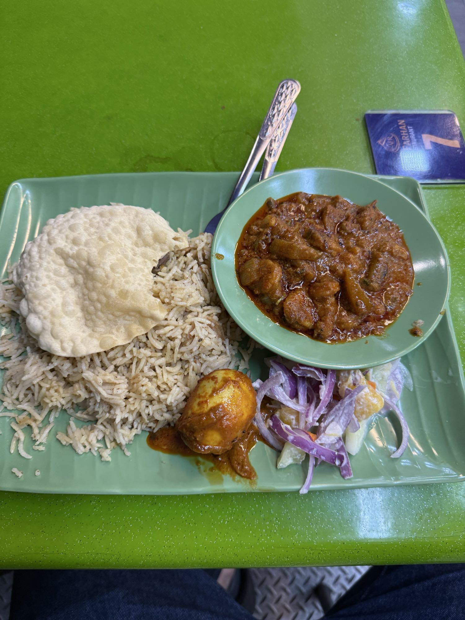 Mutton Biryani with Egg
