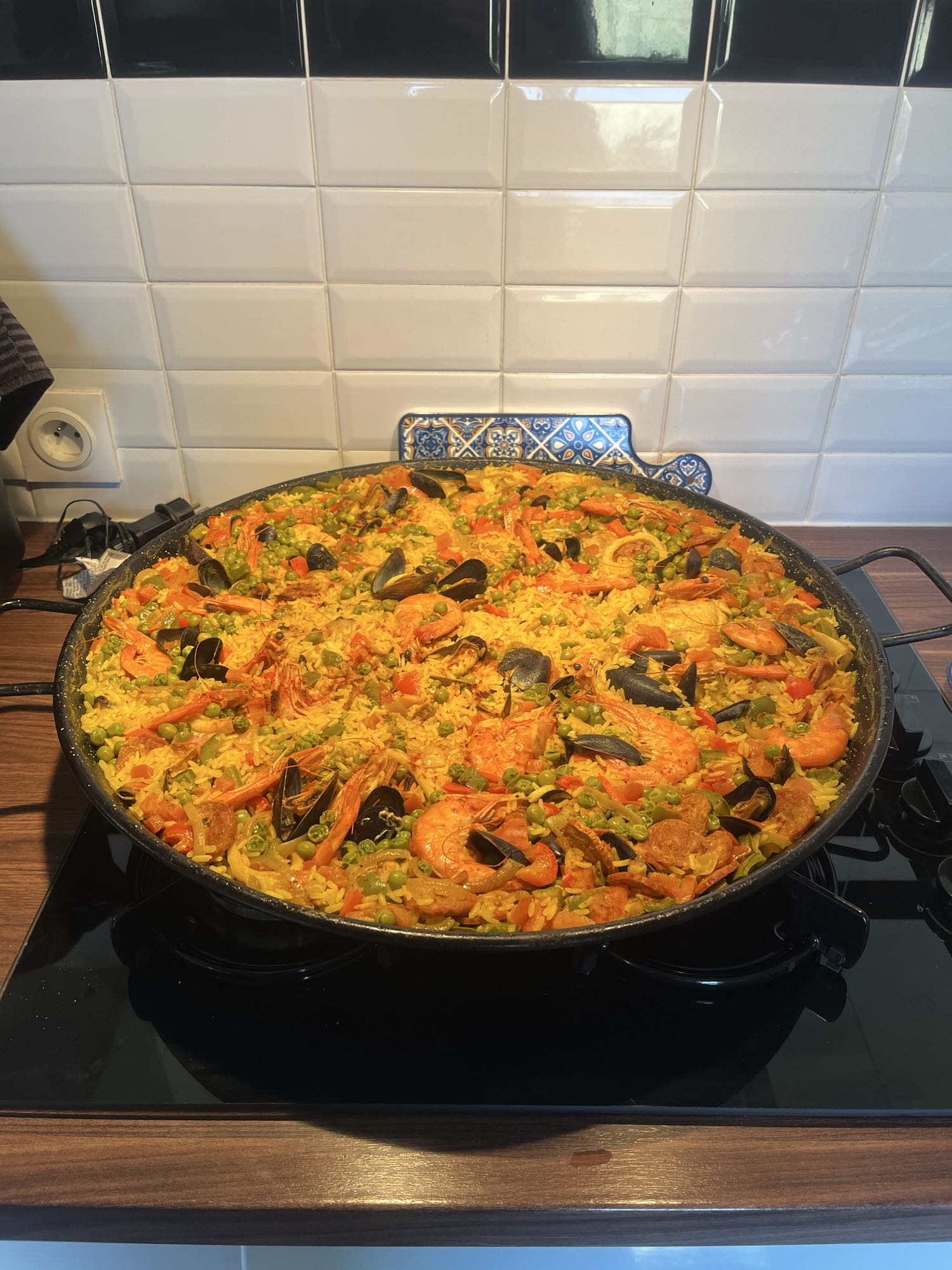 Paella aux fruits de mer