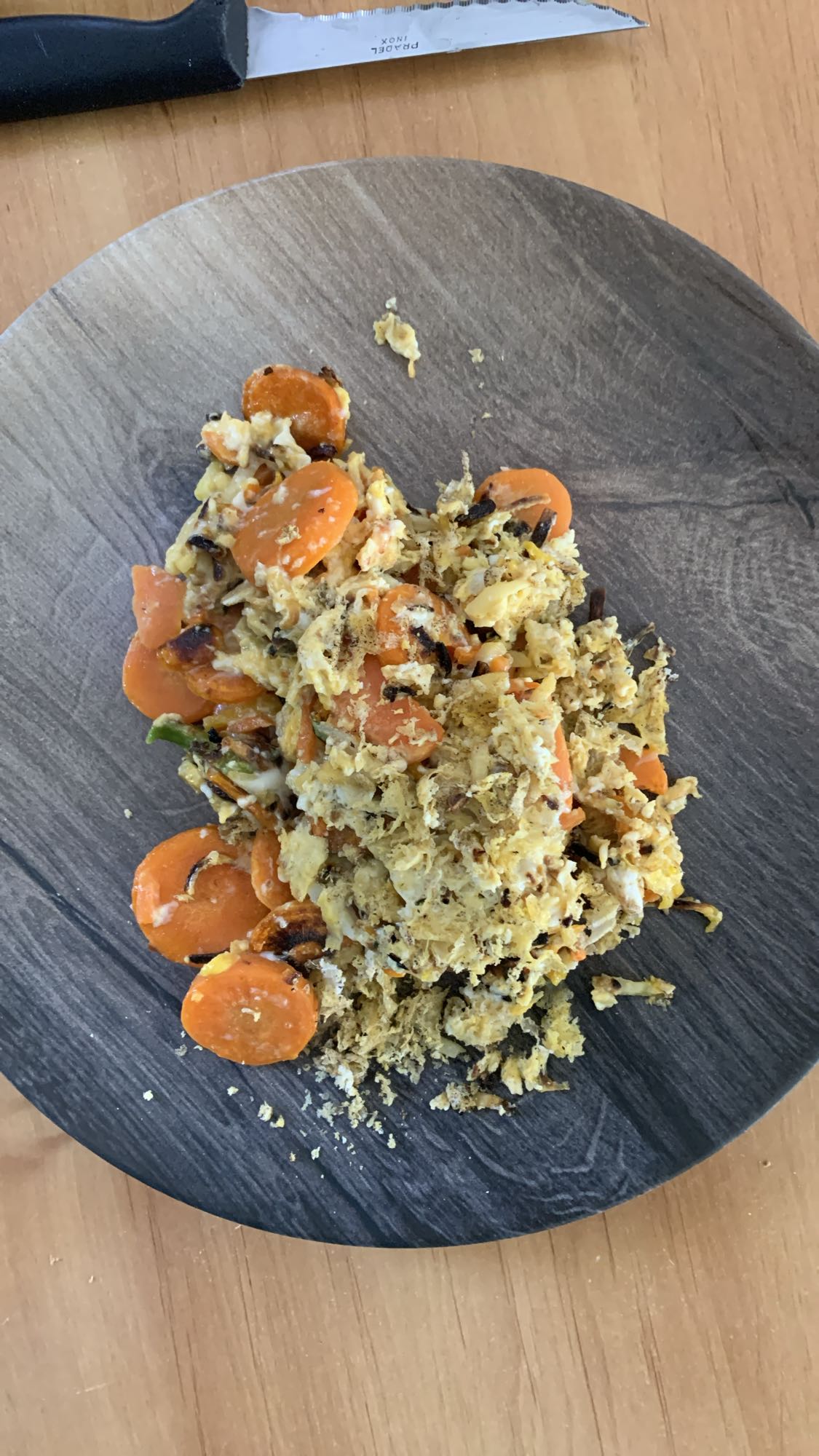 Omelette aux carottes