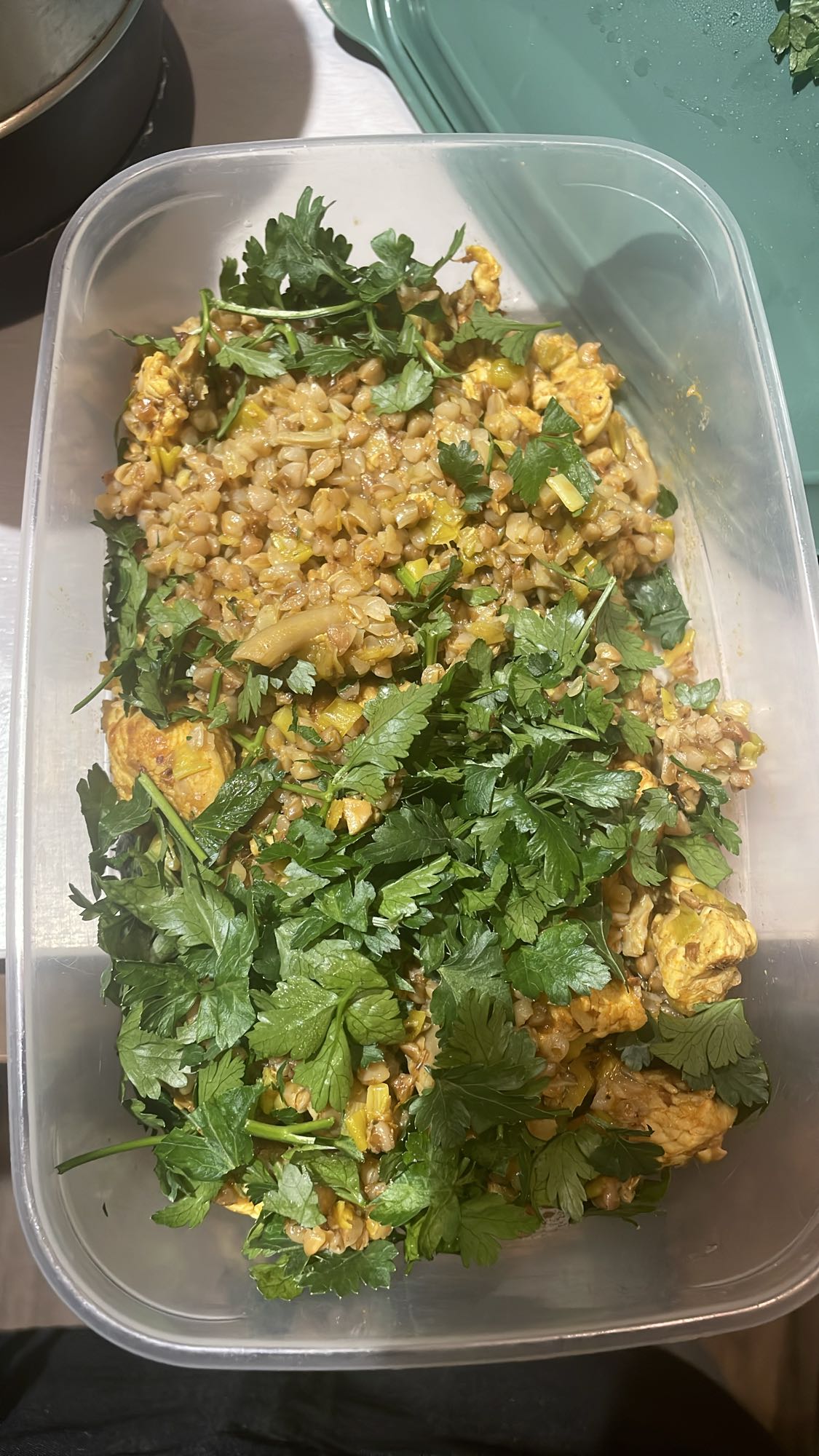 Kasza gryczana z kurczakiem