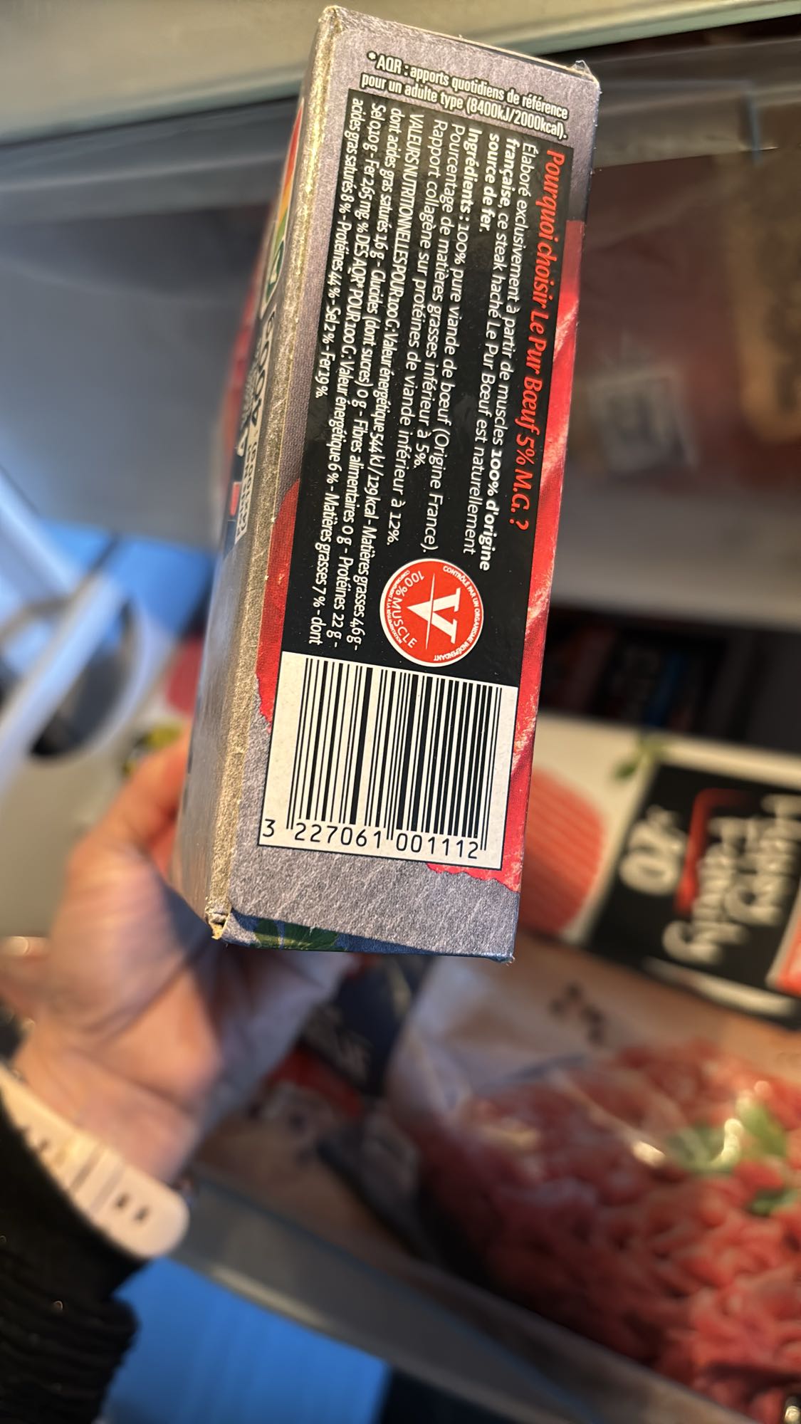 Steak haché pur bœuf