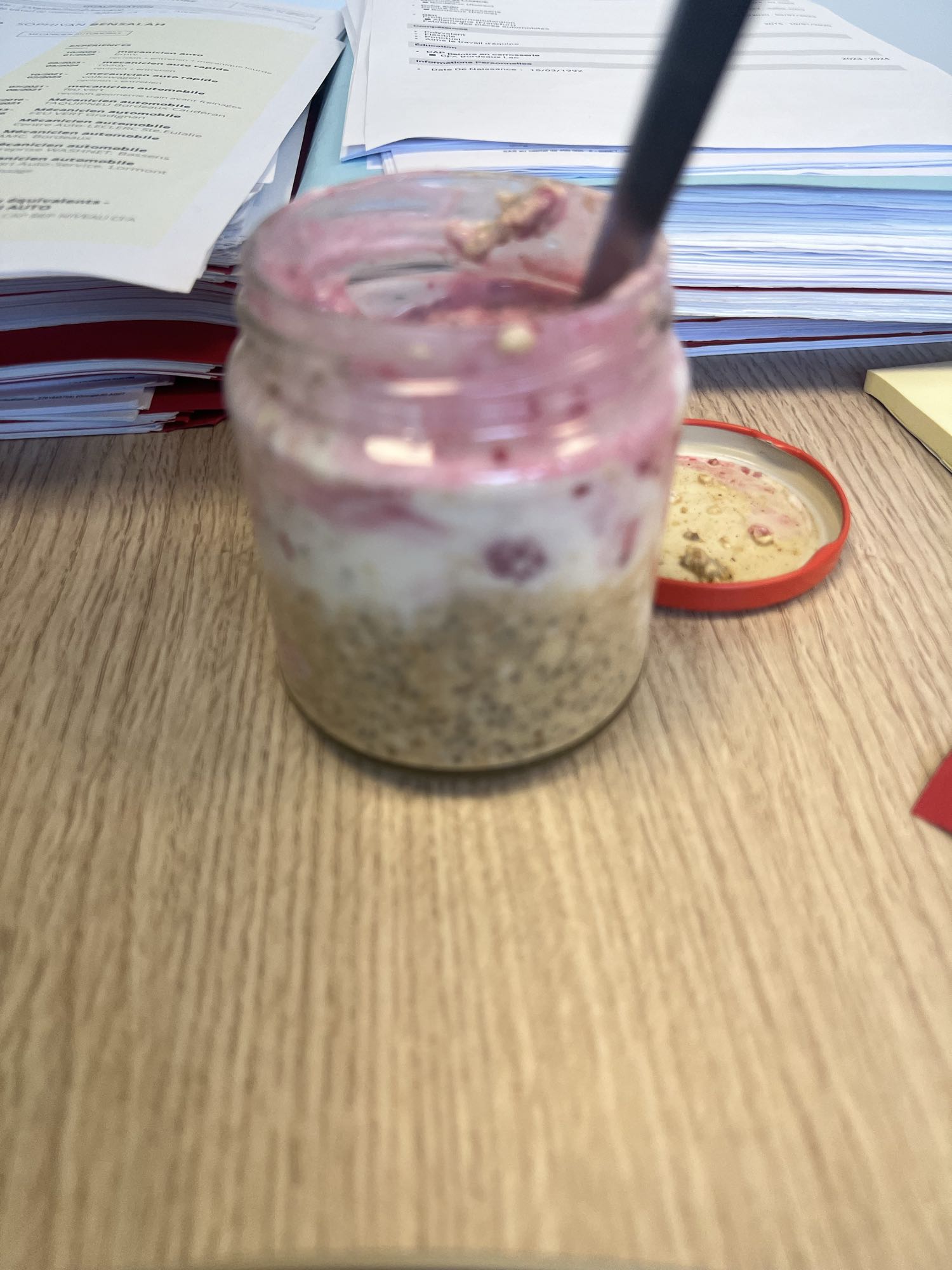 Flocons d'avoine au yaourt